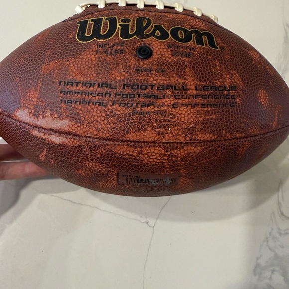 Tony Romo & Marion Barber lll autographed football - Picture 5 of 5